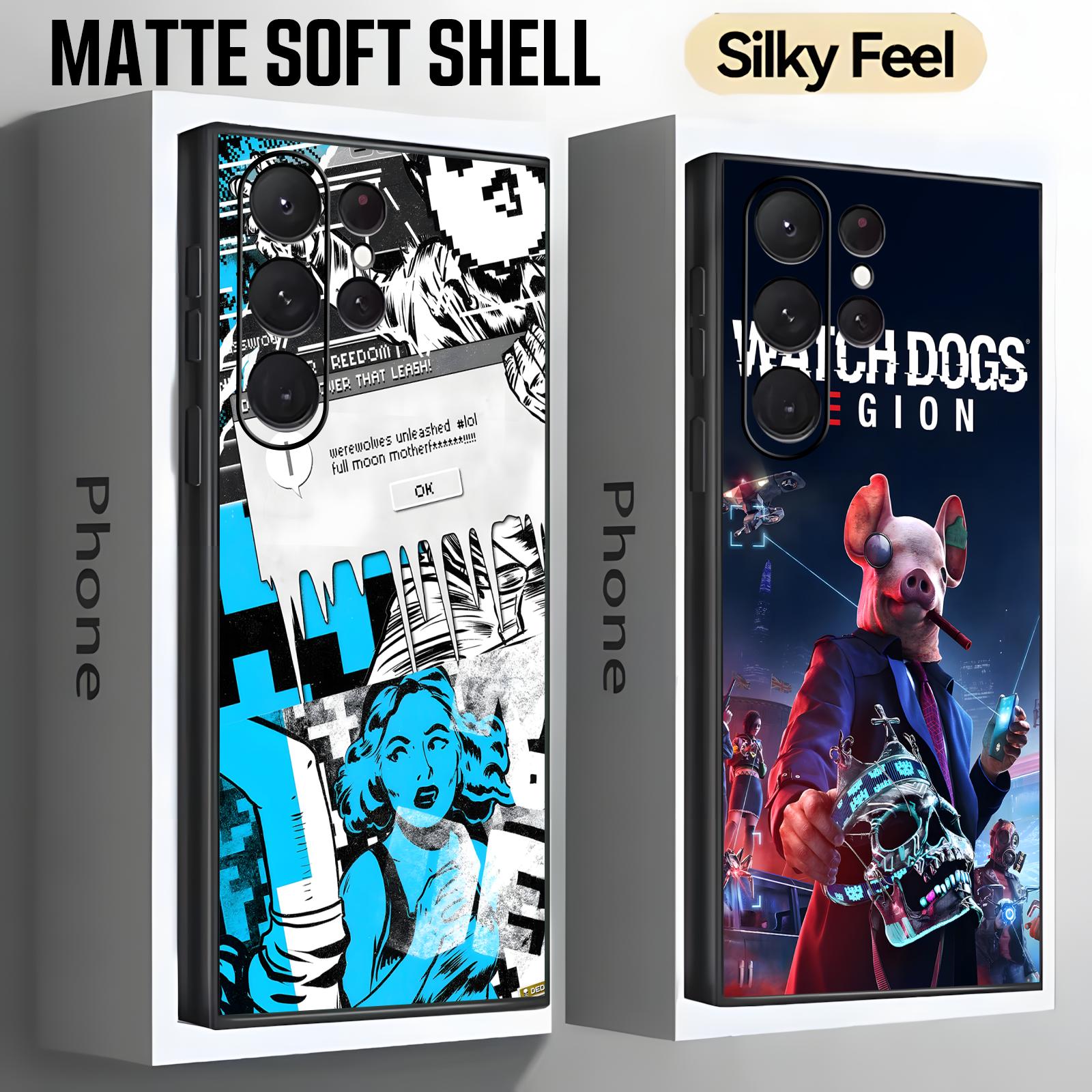 Watch Es - Coque de téléphone antichoc noire souple