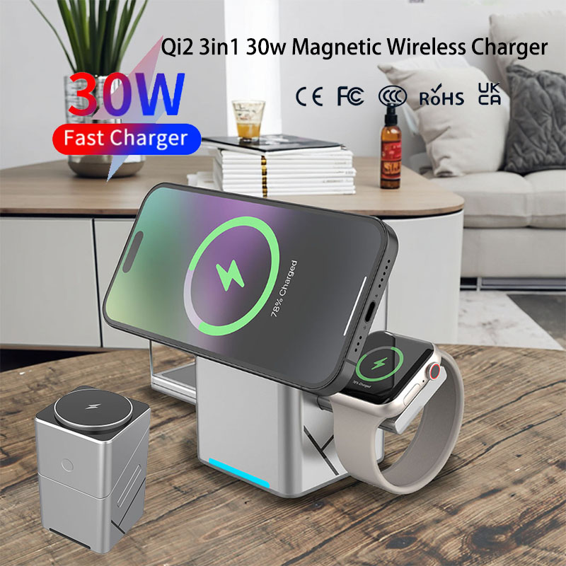 Watches Smartwatch Samsung - Chargeur sans fil magnétique rotatif multifonction