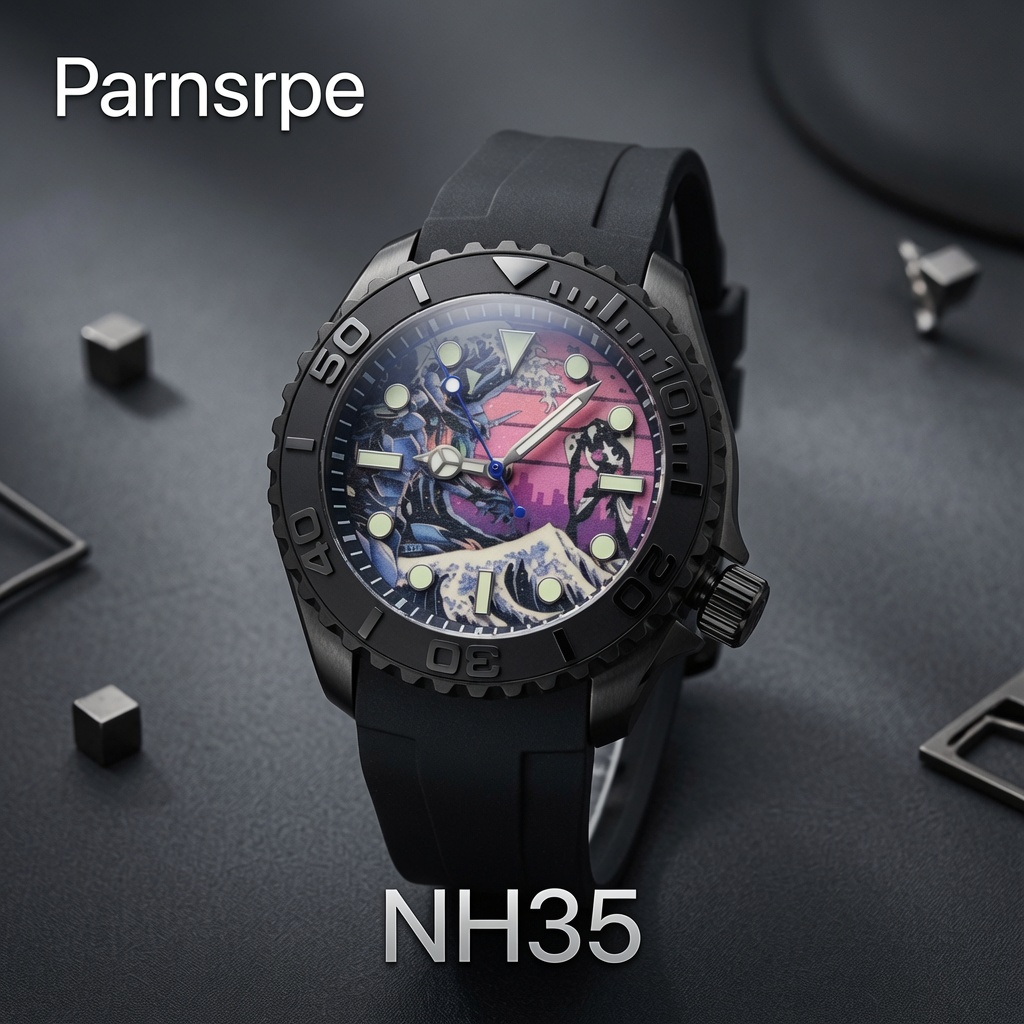Cartier Watch Santos - parnsrpe C NH35 Montre de plongée