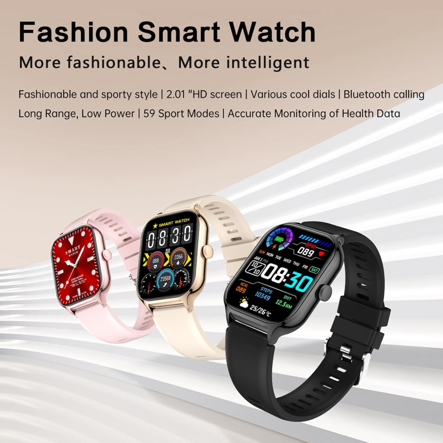 Watch 7 Smartwatch Iphone - Montre connectée avec écran tactile HD,