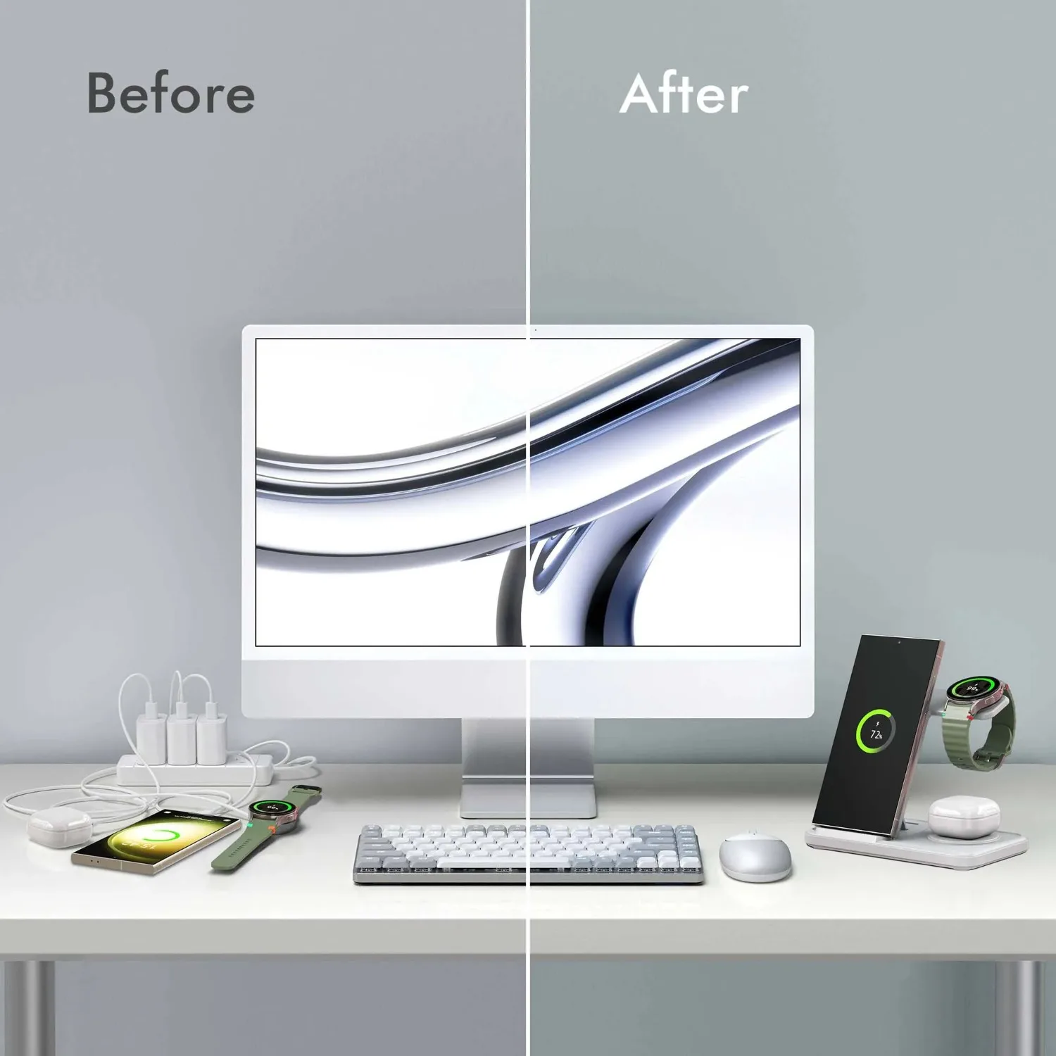 Station de chargeur sans fil 3 - Watch 7 Smartwatch Iphone avis et prix