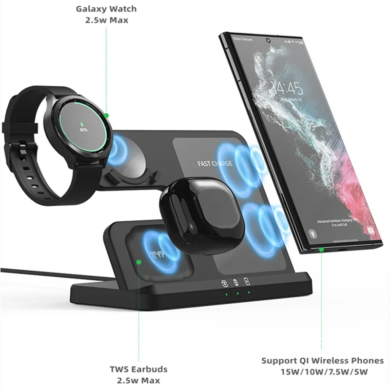 Chargeur 3 en 1 pour Samsung G - Watches Smartwatch Samsung avis et prix