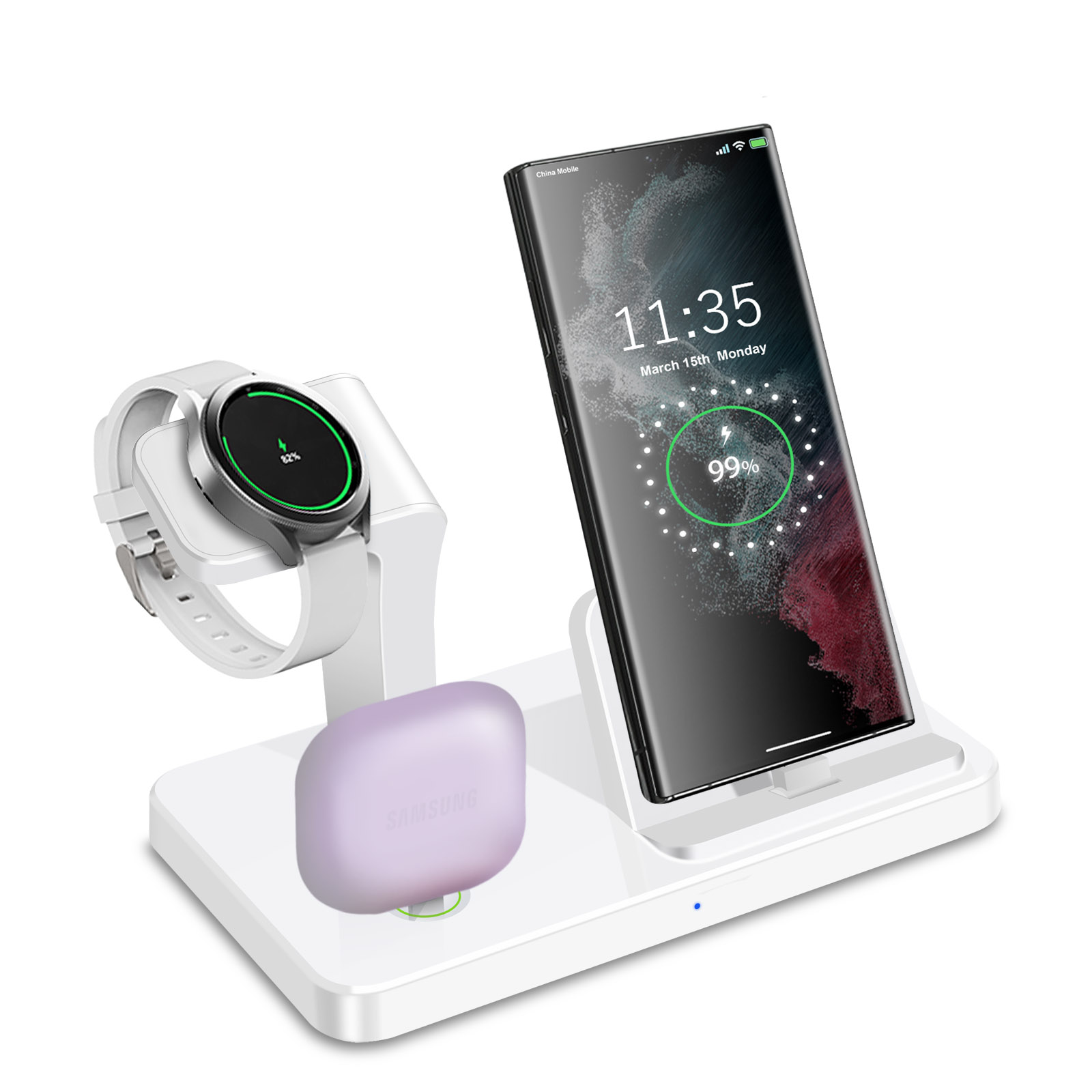 Station de charge rapide 3-en- - Watches Smartwatch Samsung avis et prix