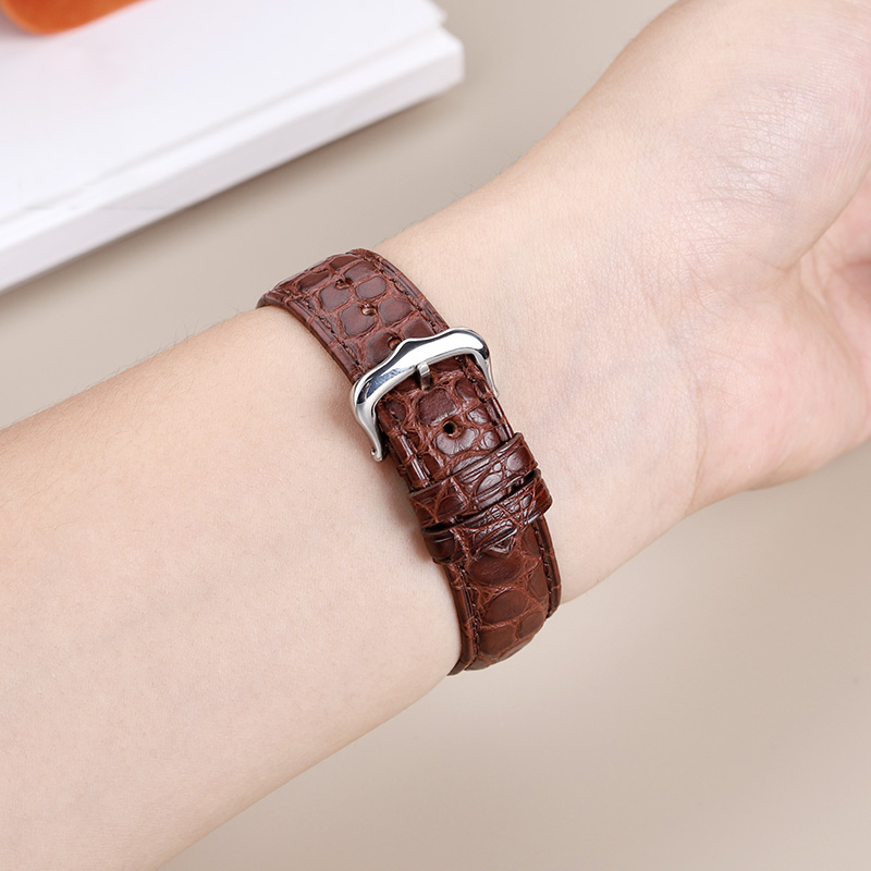 Bracelet en Cuir de Crocodile  - Cartier Watch Santos avis et prix