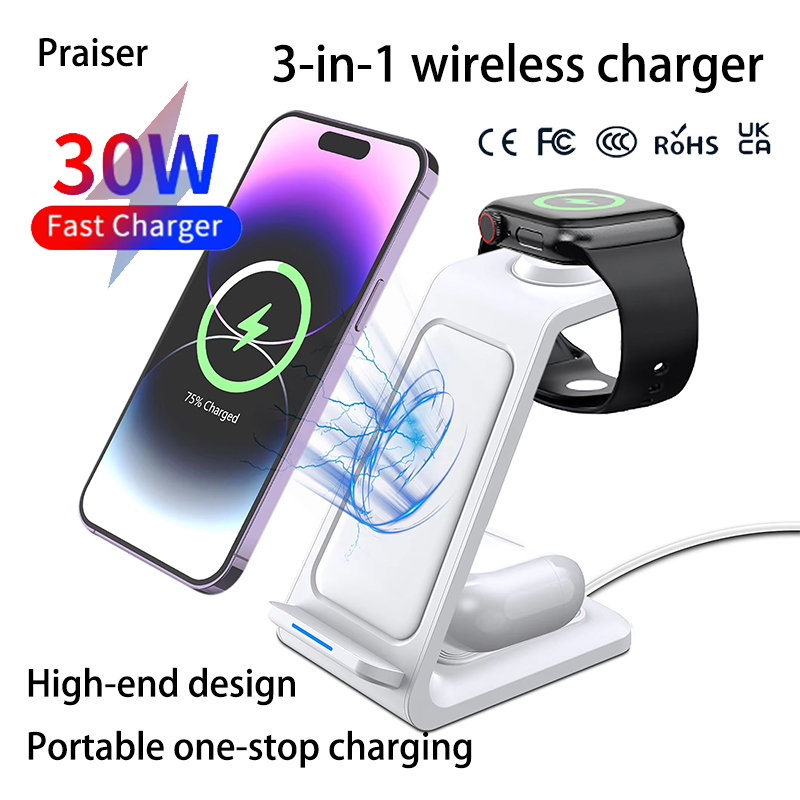Station de charge sans fil 3 e - Watch 7 Smartwatch Iphone avis et prix